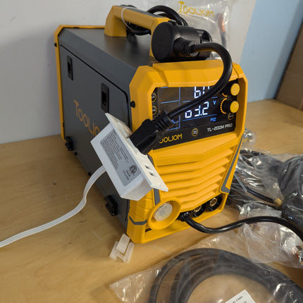 TOOLIOM TL-200M PRO MIG welder – actual open-box unit
