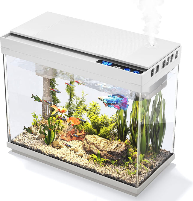 Vehipa 2.4 gallon fish tank aquarium kit with humidifier