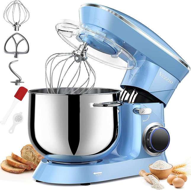 Vezzio 9.5 quart 10-speed tilt-head stand mixer with attachments — product image
