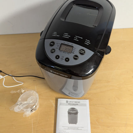Actual unit: West Bend 47413 Hi-Rise bread maker