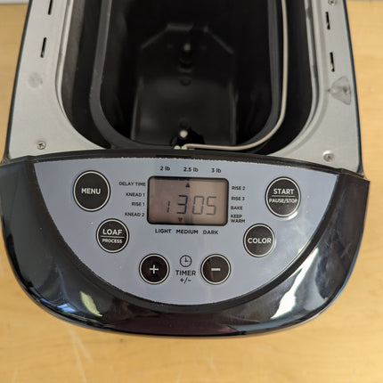 Actual unit: West Bend 47413 Hi-Rise bread maker