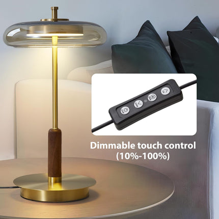 WTHTNROM table lamp dimmable touch control
